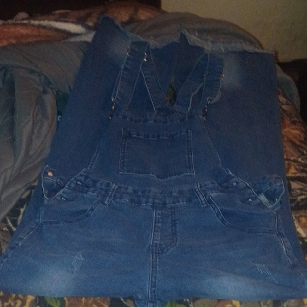 Blue Denim Overalls